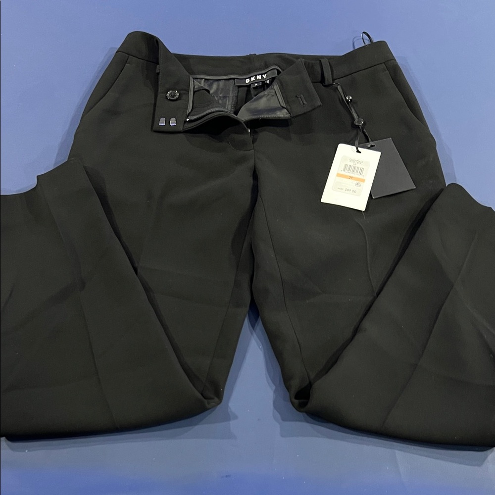 DKNY Men's Classic Black Dress Pants